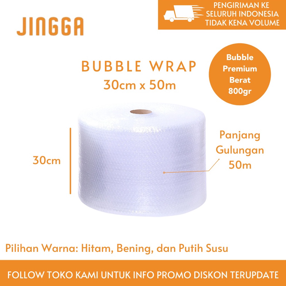 

⁂Ready❀☋ Bubble Wrap Bening (30cm x 50m) H61