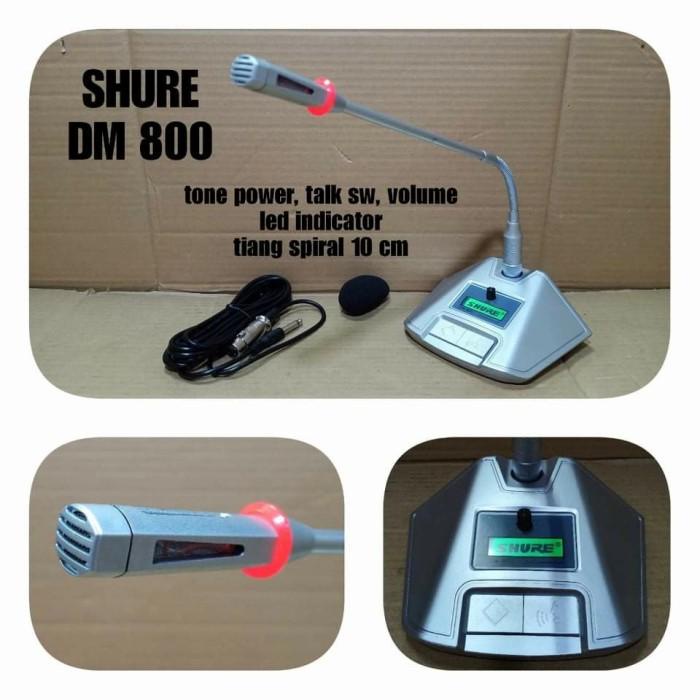 Mic Meja Shure Kabel Dm 808 Bell