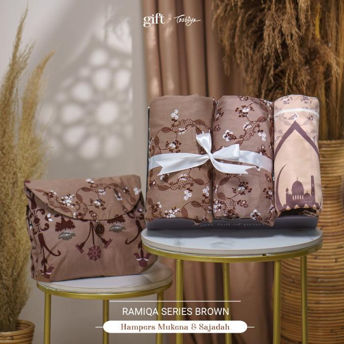 MUKENA DAN SAJADAH TAZBIYA SPECIAL GIFT EXCLUSIVE / KADO / HAMPERS