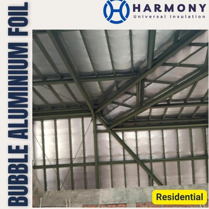 Peredam Panas Atap, Aluminium Foil Atap, Bubble Foil Insulation