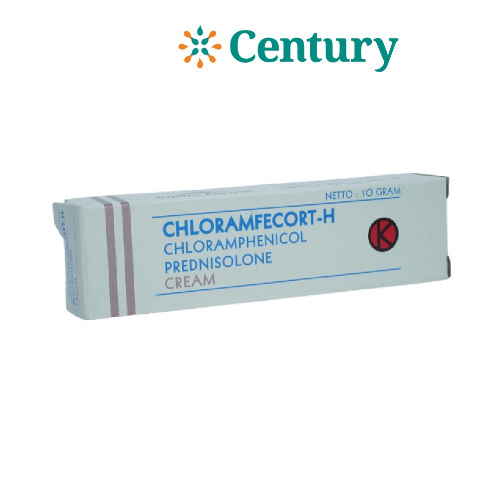 CHLORAMFECORT H CREAM 10 GR / SALEP KULIT / IRITASI / DERMATITIS / EKSIM / GATAL GATAL KULIT