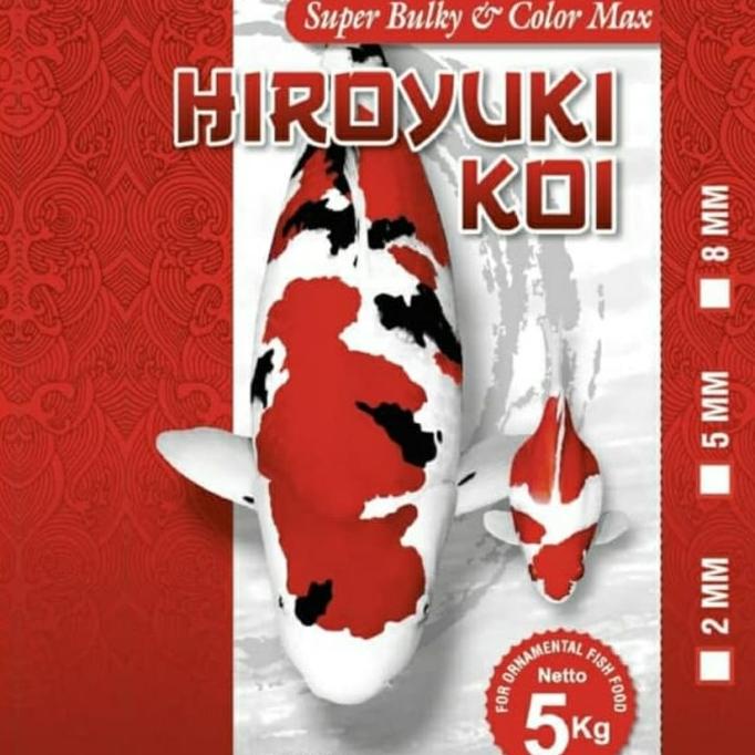 FREE ONGKIR Pakan Ikan Koi Hiroyuki Koi Super Bulky & Colour Max