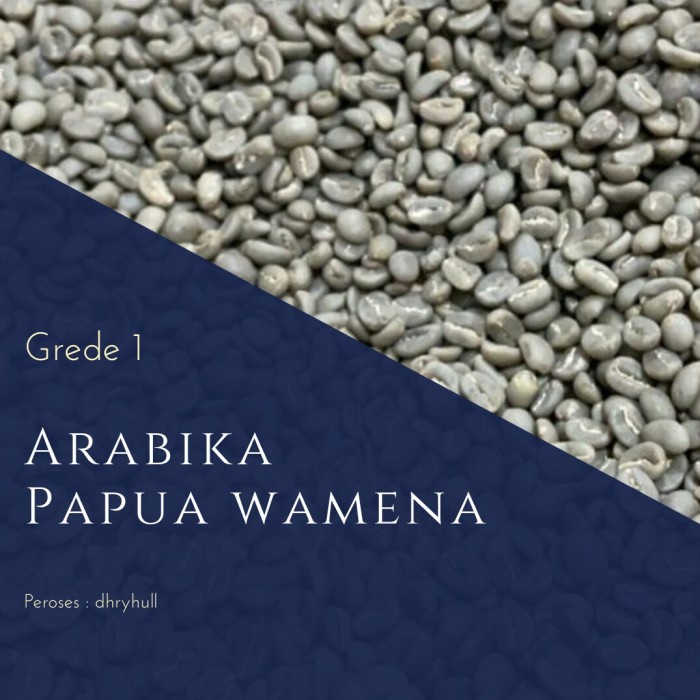 

Hemat Arabika Green Bean Papua Wamena Peroses Dryhull Grede 1 Hemat