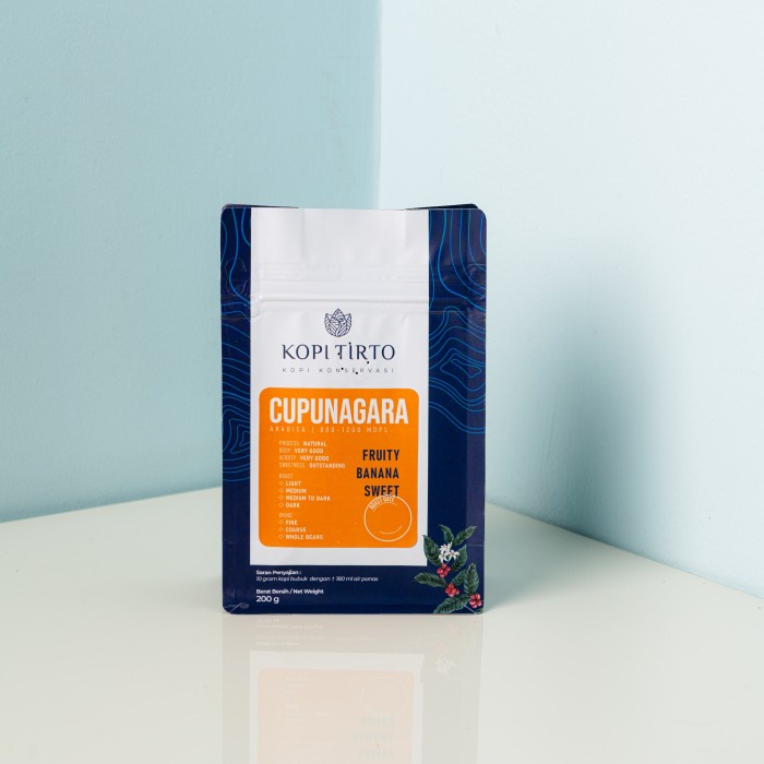 

Berkualitas Kopi Tirto: Cupunagara Arabica Natural - Single Origin 200 G Hemat