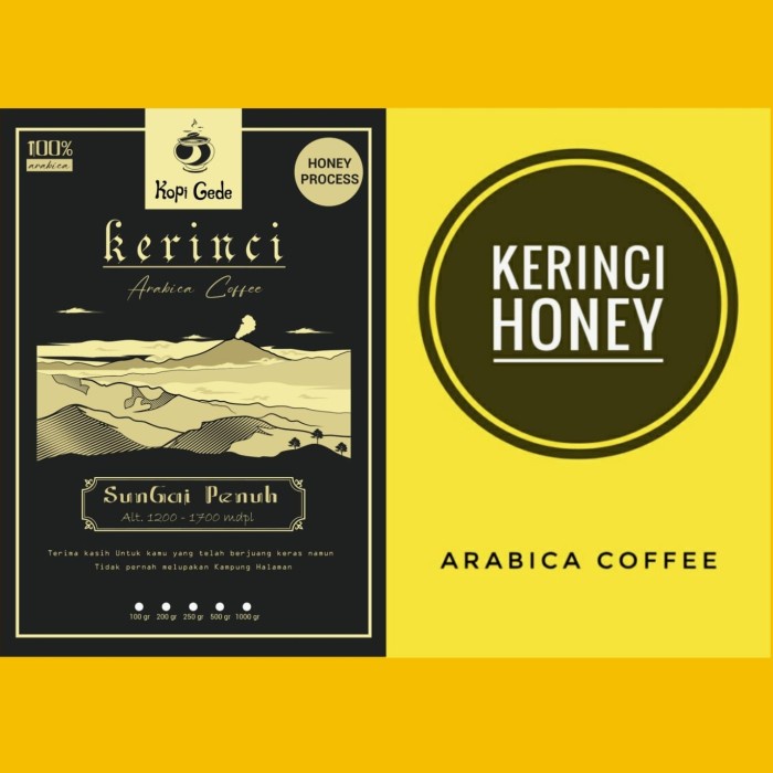 

Produk Unggulan Kopi Arabika Kerinci Honey 1Kg Arabica Coffee (Biji / Bubuk) Hot Sale