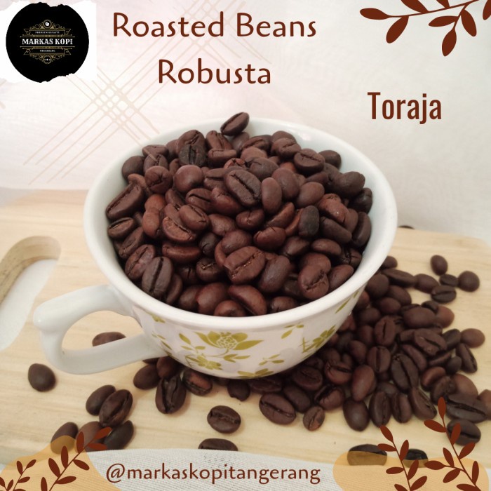 

Murah Biji Kopi Sangrai / Roasted Beans Robusta Toraja 1Kg Terlaris