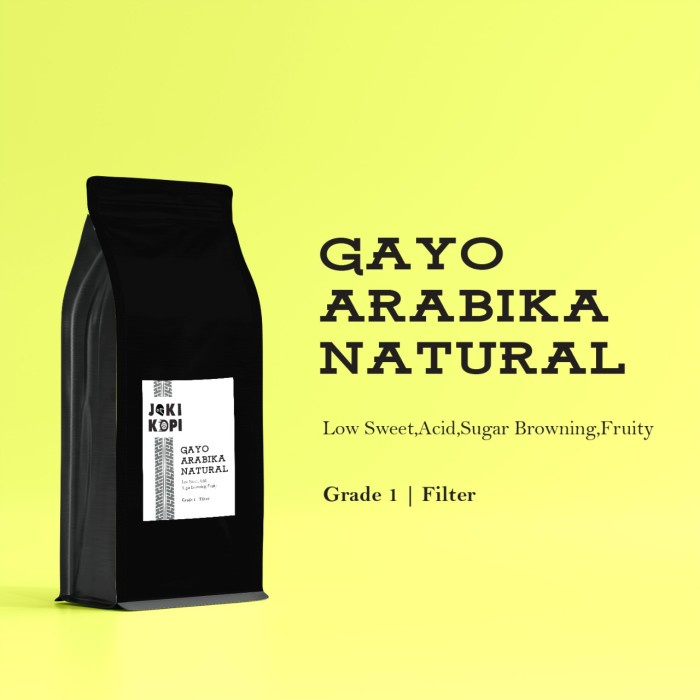 

Produk Aceh Gayo Natural Proces 1Kg Hot Sale