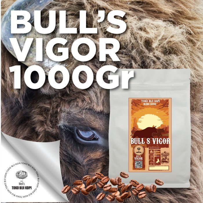 

Buruan Kopi House Blend 70-30 Arabika Robusta Espresso Bull'S Vigor - 1Kg Bagus