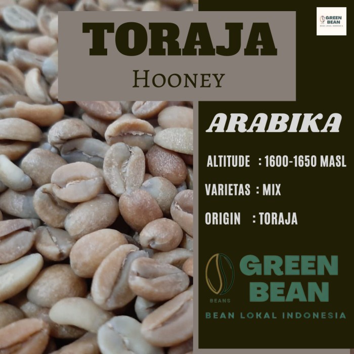 

Murah Green Bean / Biji Kopi Arabika - Hooney Grade 1 Limited