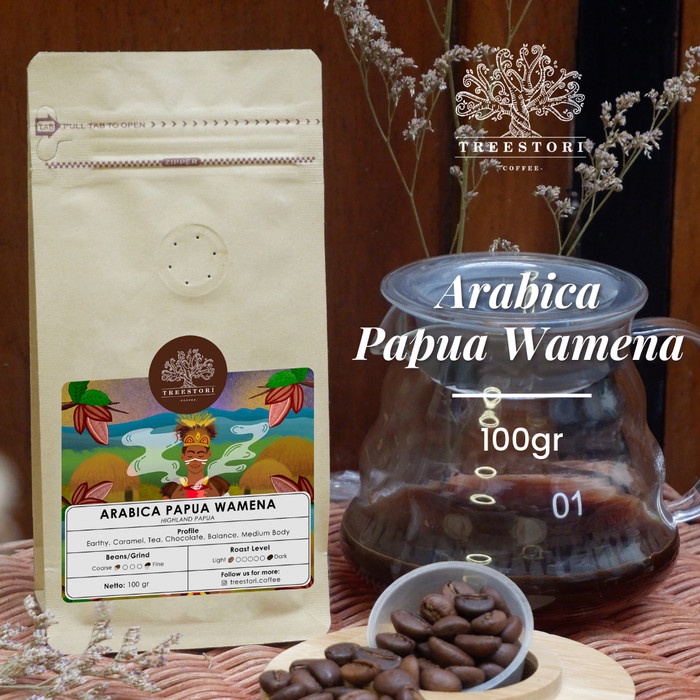 

Promo Treestori Arabika Wamena 100Gr(Biji Kopi/Grind Halus/Grind Medium) Trendi