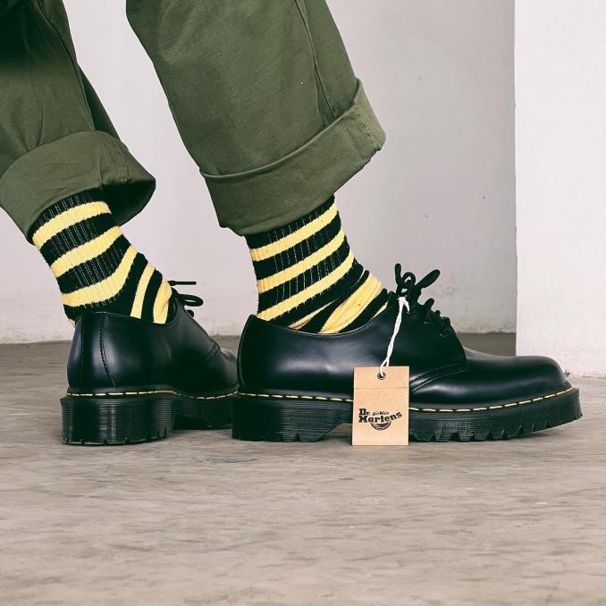 Dr Martens 1461 BEX Black Smooth 3 Eye Docmart