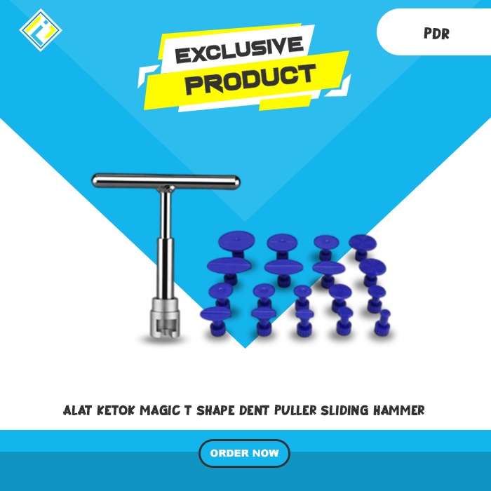Dent Puller Sliding Hammer PDR Alat Ketok Magic T Shape - PDR06