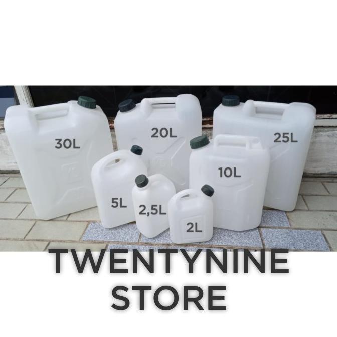 $+$+$+$+] Jerigen Plastik Putih 20 Liter merk KS