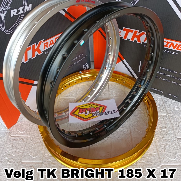 Velg TK Bright Ring 17 185 Warna Hitam / Silver / Gold - Velg TK 17