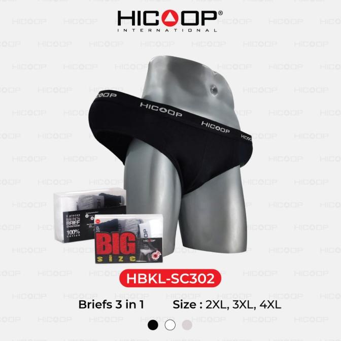 Celana dalam pria dewasa Hicoop men HBKL-SC302 BIG SIZE