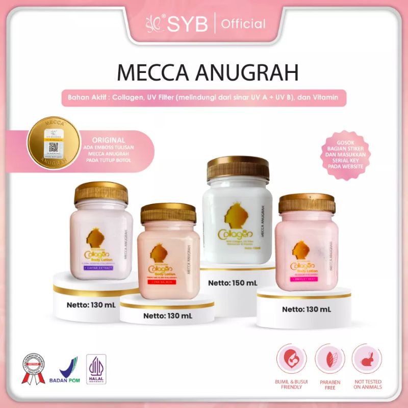 Collagen Mecca/100%Original/produk Mecca anugrah/lotion Mecca