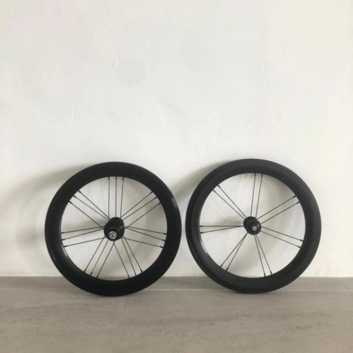 Terlaris Wheelset Silverock 16 349 V Brake Vbrake Hub Silverock Not Mialo Deca