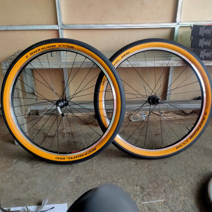 Terlaris Wheelset 26 Araya Hub Shimano Ban Billy Bonkers Federal Jadul