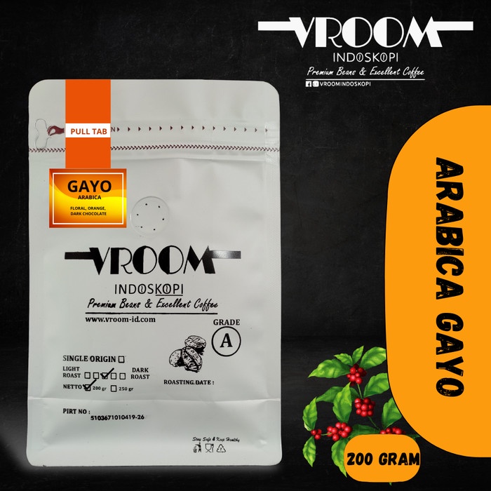 

Promo Bulan Ini Vroom Kopi Arabika Gayo Aceh Premium 200Gr Biji Kopi Matang Bubuk Diskon