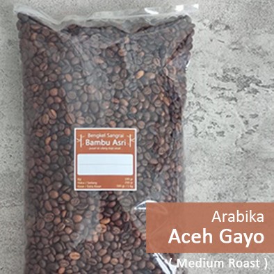 

Gilaa!!! Biji Kopi 100 Gram - 100% Arabika Aceh Gayo Kiloan - Medium Roast Hemat