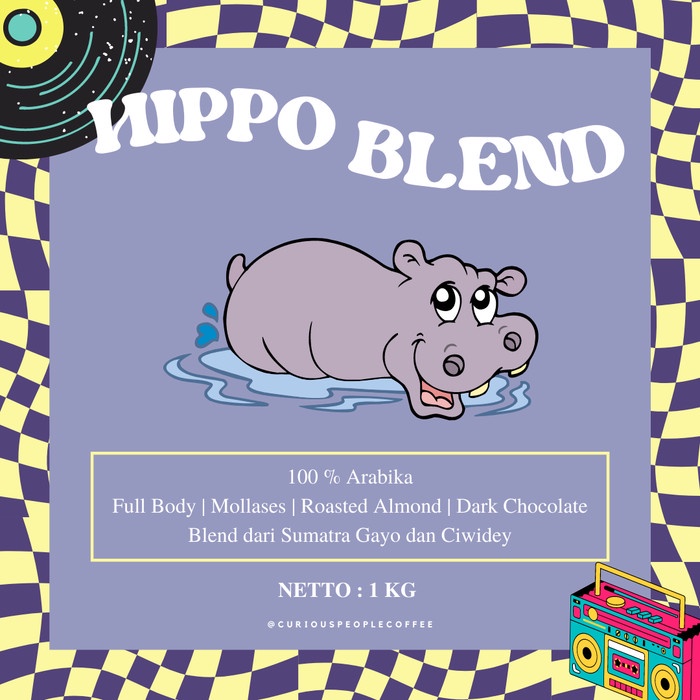 

Promo Biji Kopi Espresso Blend - Hippo Blend - 100% Arabika 1 Kg Diskon