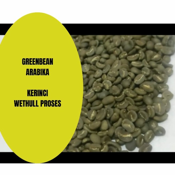 

Unik Green Bean Biji Kopi Arabika Arabica Kerinci G1 Wethull Prosess Murah