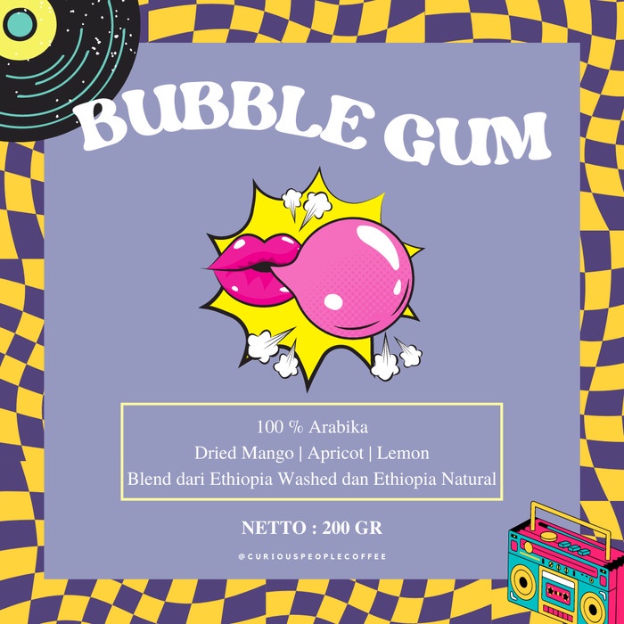 

Murah Biji Kopi Espresso Blend - Bubble Gum Espresso - 100% Arabika 200 Gr Bagus