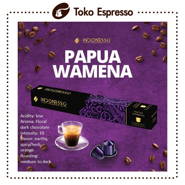 

Limited Indonesso Coffee Capsules Kompatibel Untuk NespressoÂ® Trendi