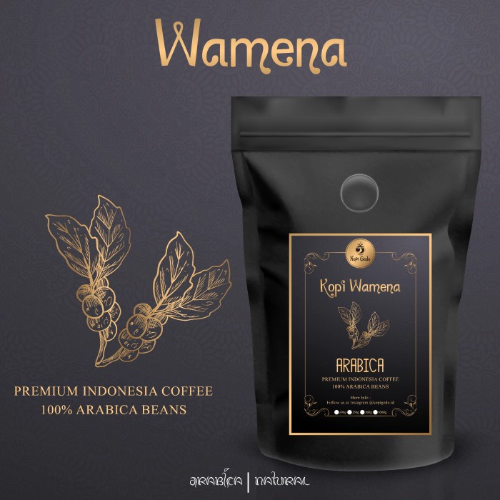 

Sale Kopi Arabika Wamena Natural 500 Gram Arabica Specialty (Biji / Bubuk) Terbatas