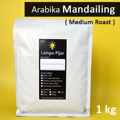 

Produk Arabika Mandailing 1 Kg - Medium Roast - Biji Kopi 1Kg Bagus