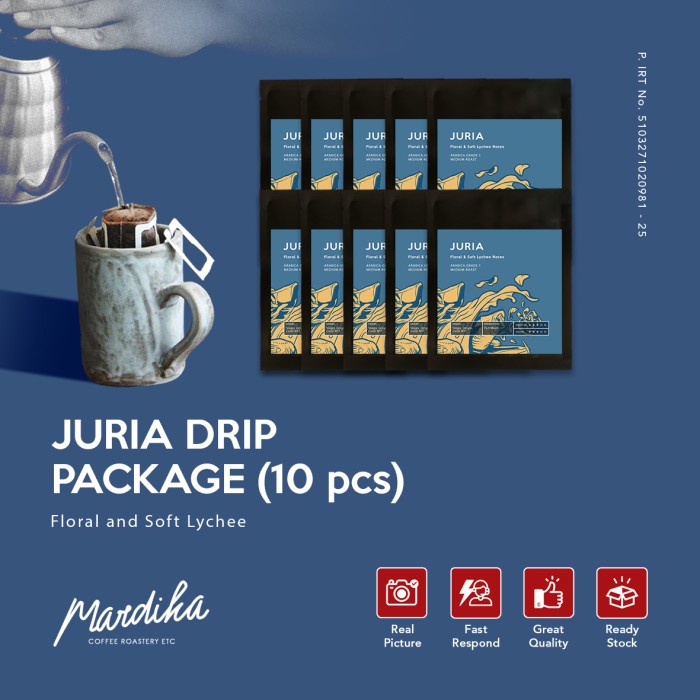 

Limited Paket Drip Kopi Juria (Arabica Single Origin) - Mardika Coffee Limited