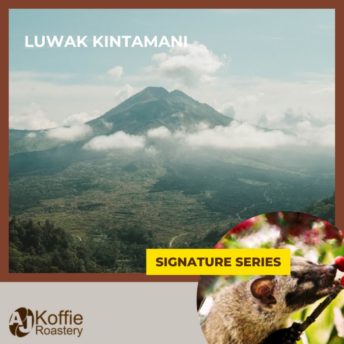 

Terbatas Aj Signature Luwak Kintamani 100 Gram - 100 % Asli. Sale!!!