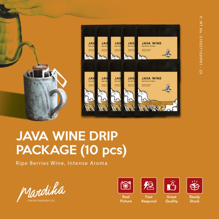 

Nikmati Paket Drip Kopi Java Wine (Arabica Single Origin) - Mardika Coffee Terbatas