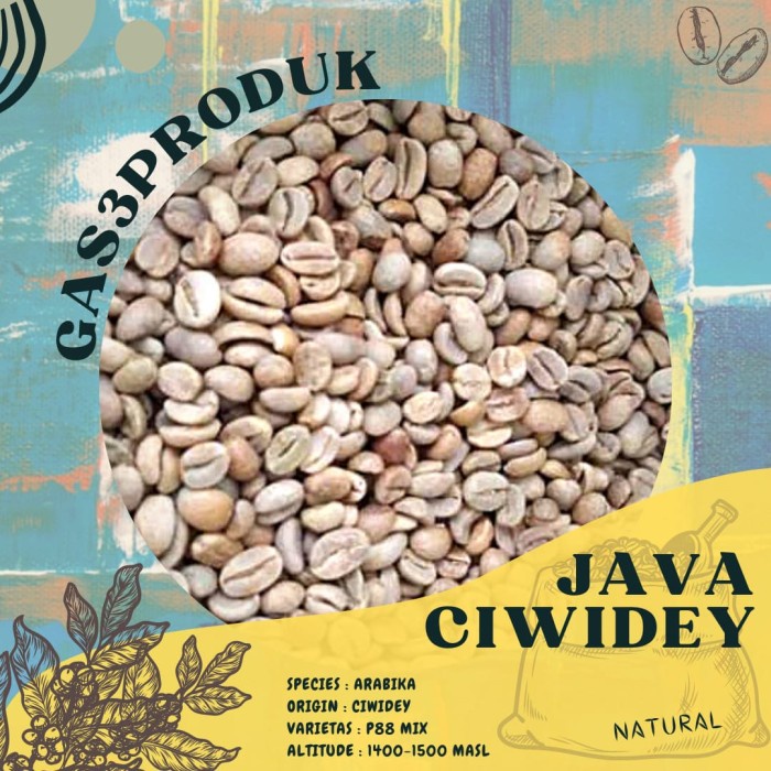 

Bergaransi Green Bean / Biji Kopi Arabika Java Ciwidey Natural/Greenbean Java Bagus