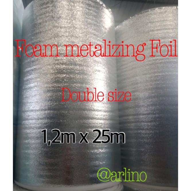 Thermal Foam Metalizing Foil Peredam Panas Atap Dan Suara Hujan Roll