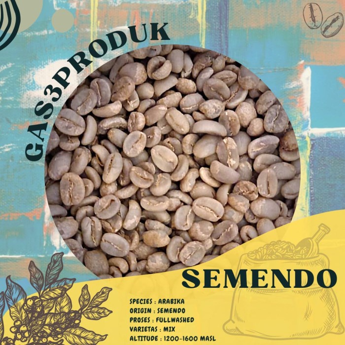 

Gilaa!!! Green Bean / Biji Kopi Arabika Semendo Full Wash/Greenbean / Dryhull Trendi
