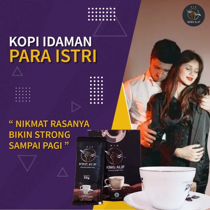 

Jual [Sachet] Kopi King Alif - Kopi Herbal Stamina Gilaa!!!