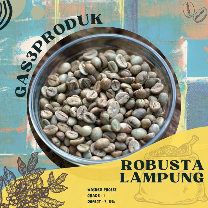 

Terlaris Green Bean / Biji Kopi Robusta Lampung Grade 1/Greenbean Kopi Lampung Hot Sale