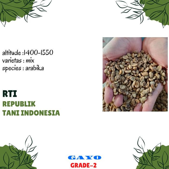 

Hemat Biji Kopi Mentah Arabika Gayo Grade 2 - Green Bean Terbatas