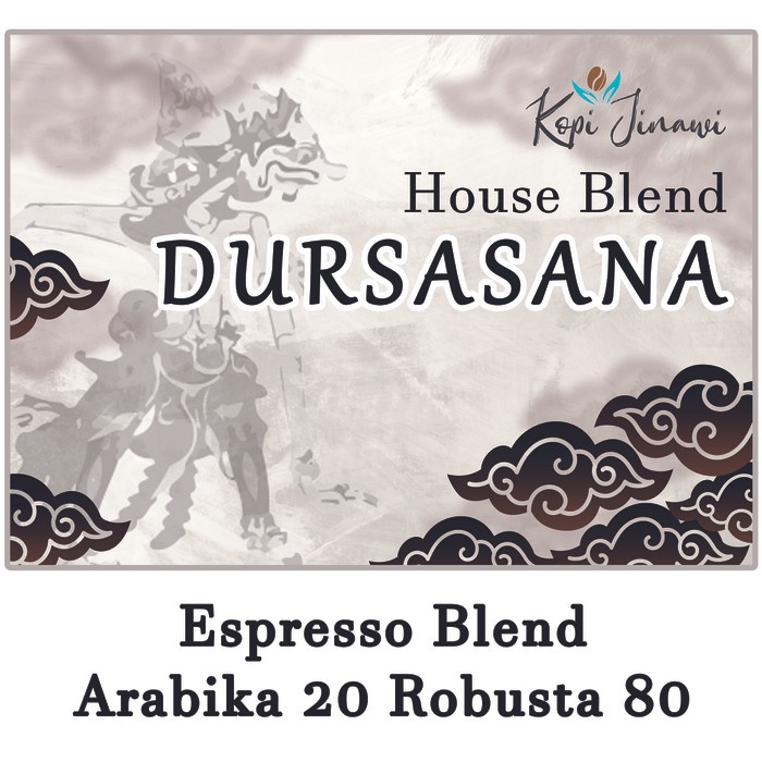 

Mudah House Blend Dursasana Arabika 20 Robusta 80 - Blend Kopi Susu Hemat