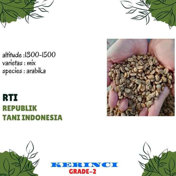 

Spesial Biji Kopi Mentah Arabika Kerinci Grade 2 - Green Bean Gilaa!!!