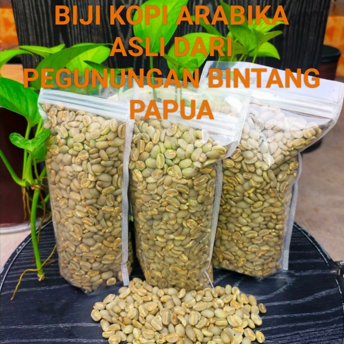 

Aman Biji Kopi Arabika Asli Papua 200 G Bagus