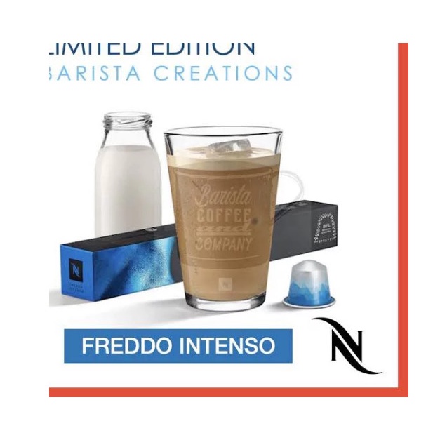 

Sale!!! Nespresso Barista Creation Freddo Intenso Limited Edition Kapsul Kopi Bergaransi