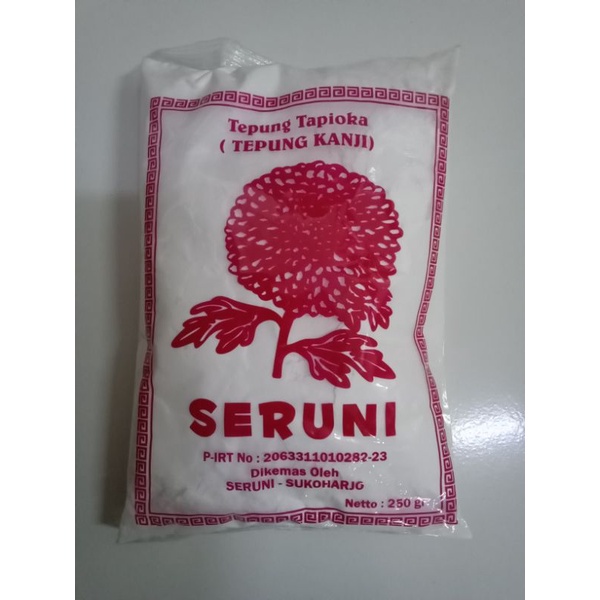 

Tepung Tapioka(kanji) Seruni 250gr