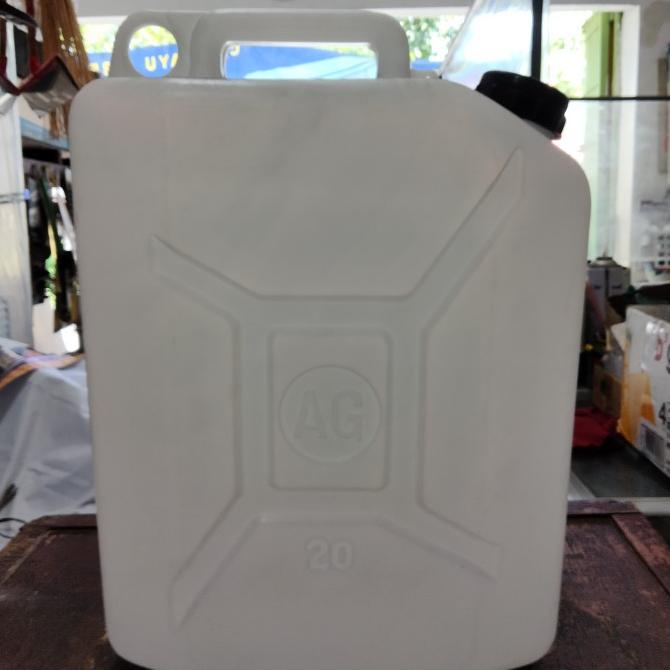 "'''] jerigen 20 liter baru putih/ botol jirigen / dirigen