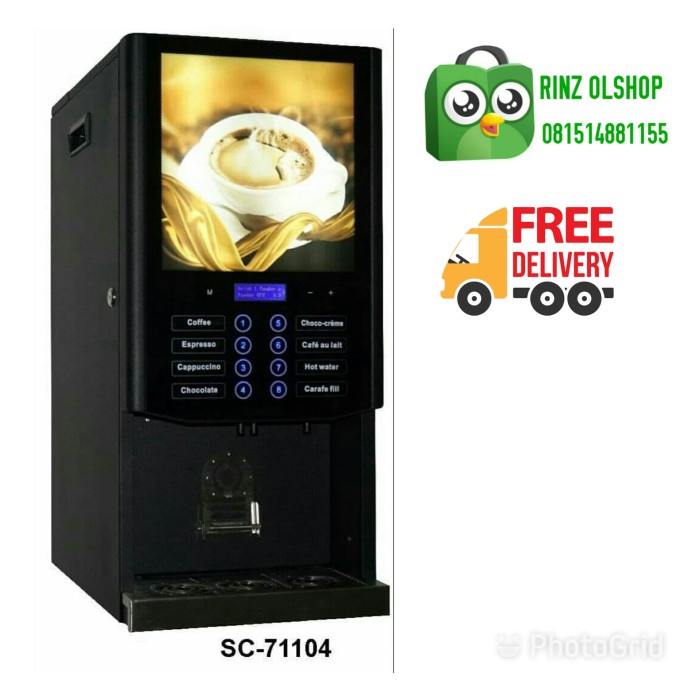 MESIN KOPI DISPENSER KOPI GETRA SC-71104 CONTROL