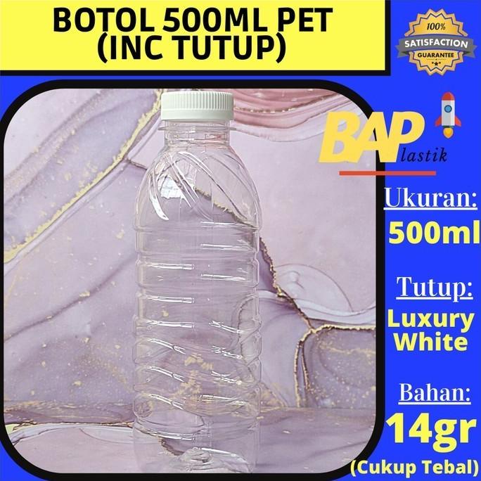 {{{{{{] Botol Plastik 500ml PET (Grosir)