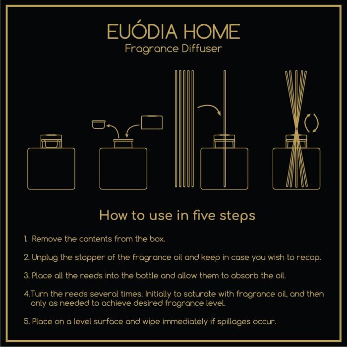 Euodia Home Fragrance Diffuser Rue Saint-Honore 120 Ml