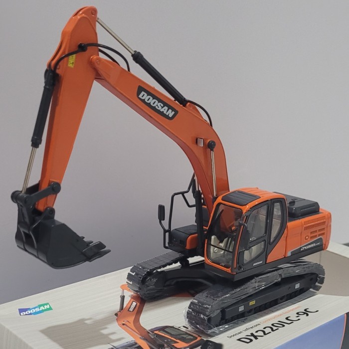 Miniatur Diecast Alat Berat Excavator Doosan Dh220Lc Terlariss 