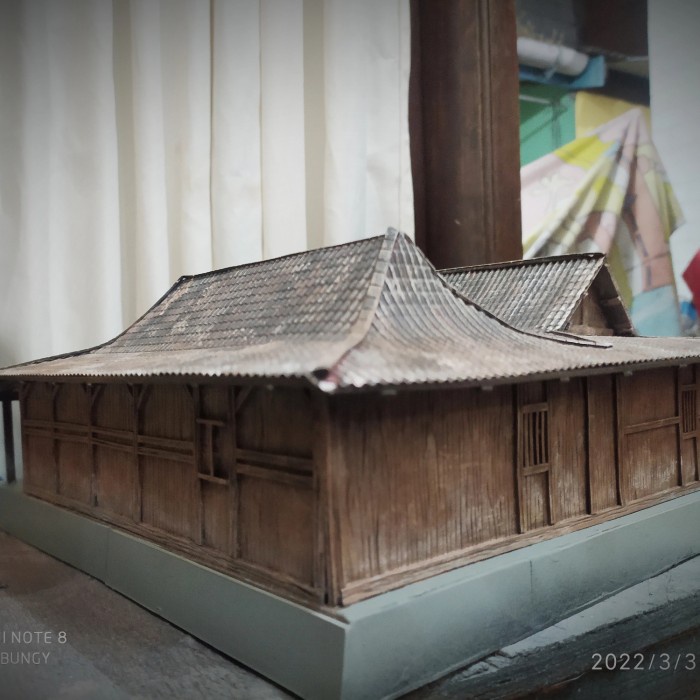 Miniatur Rumah Joglo Klasik Bahan Pvc Terlariss 